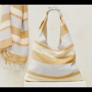 Eileen Fisher organic linen beach bag